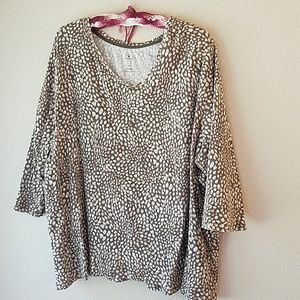 St John's Bay 100% cotton 3/4 length sleeve tunic